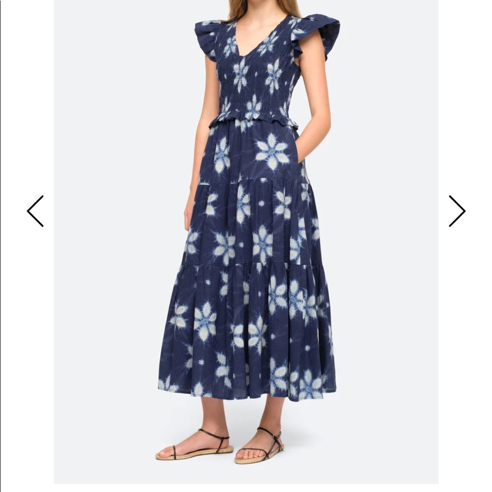 Isla print smocked dress from Sea-NY! Size 8.